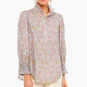 Tuckernuck Petite Poppy Teagan Popover Shirt